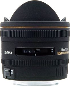 Sigma 10mm F2.8 EX DC HSM Fisheye, 12/7, 0,135m, 154°, Nikon D40, D40x, D60, D3000, D5000, Schwarz, 8,31 cm Sigma 10mm F2.8 EX DC HSM Fisheye, 12/7, 0,135m, 154°, Nikon D40, D40x, D60, D3000, D5000, Schwarz, 8,31 cm
