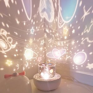 LED Nachtlicht, Sternenhimmel Projektor Lampe Kinder Baby Sterne Lampe, 3 Lichtfarbe für Geschenk