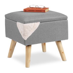 relaxdays Hocker mit Stauraum