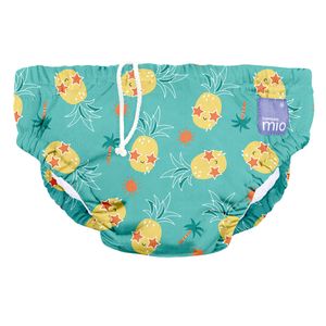Bambino Mio, reusable swim nappy, pineapple party, medium (6-12 months)