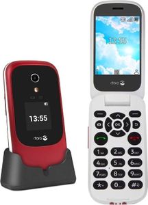 Doro 7060 Senioren-Klapp - Mobiltelefon - 1.350 mAh
