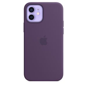Apple Silikon-Case MagSafe für das iPhone 12 (Pro) - Amethyst