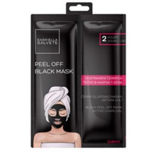 Active Charcoal Black Peel-off Mask - Black Skin Peeling Mask 2 X 8 Ml