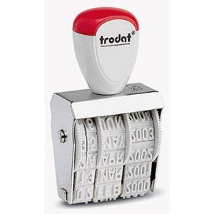 Datum-Stempel Offen 4X26  Monate In Buchstaben 4X