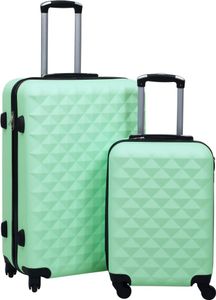 Kofferset Reisekoffer ,elegante Design Hartschalen-Trolley-Set 2er Set,Minzgrün ABS clorisDE1592