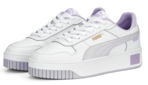 Puma Echtleder Sneaker 'Carina Street' puma white - spring lavender . puma gold, Damen:41 EU