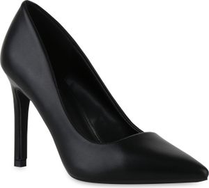 VAN HILL Dámske lodičky so špičkou Classic Stiletto Elegant Heeled Shoes 841388, Farba: čierna, Veľkosť: 39