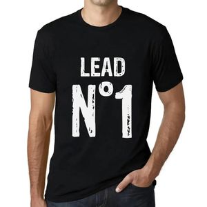 Herren Grafik T-Shirt Blei Nr 1 – Lead No 1 – Öko-Verantwortlich Vintage Jahrgang Kurzarm Lustige Druck Geburtstag Geschenk Mann