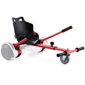 Crenex Go Cart Hovercart Rot Hoverkart Für E-Scooter Self Balance Board Sitz Hoverseat