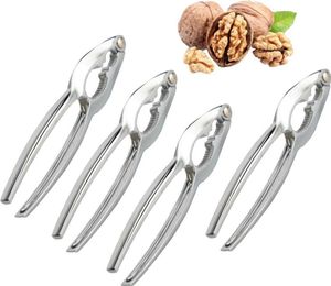 4er Pack Nussknacker Walnüsse | Haselnussknacker aus Zinklegierung | multifunktionaler Nussöffner | Nussbrecher Metall | Universal auch für Schalentiere, Meeresfrüchte und Nüsse aller Art geeignet