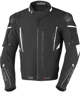 Büse Rocca Textiljacke Schwarz / Weiß 52
