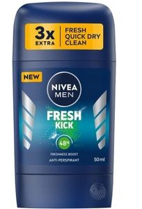 Nivea Men Fresh Kick Antitranspirant-Stick, 50 ml