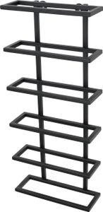 LOFT42 Pinot Wall Weinregal für 6 Flaschen - Metall - Schwarz - 62x27x10 cm