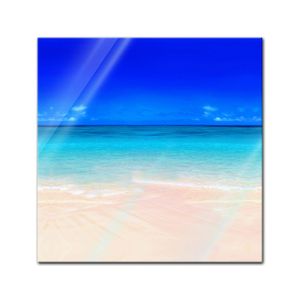 Glasbild - Sandstrand, Größe:20 x 20 cm