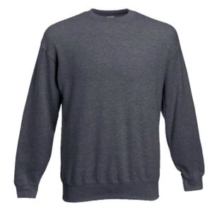 Fruit of the Loom - "Classic" Sweatshirt für Herren RW7049 (XL) (Dunkelgrau meliert)