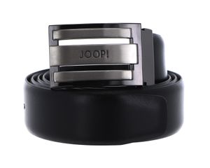 JOOP! Herren Gürtel - Coll. Belt 3,5 cm, Echtleder, Koppelverschluss, Logo Schwarz 95 cm