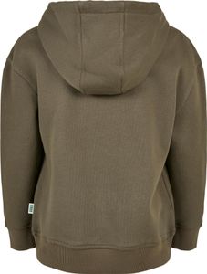 Girls Organic Hoody olive 134/140 Girls Organic Hoody olive 134/140