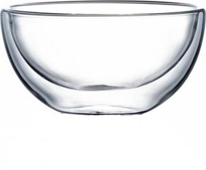 LIVIT Doppelwandige Schüssel aus Borosilikatglas, 500 ml - Elegant und funktional für optimale Temperaturkontrolle und stilvollen Genuss.