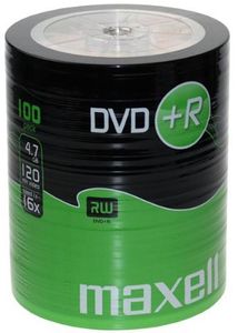 Maxell DVD+R 100 Pack, Spindel