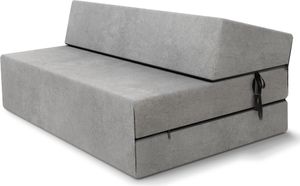 Klappmatratze 120x200 cm Futonsofa SUZI MAXI Kaltschaum Polyurethan Höhe ca. 14 cm Trinity  Grau