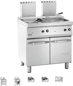 Gas-Standfritteuse mit 2 Becken Serie 700