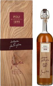 Poli Grappa Barrique 1898 Solera di Famiglia 55% Vol. 0,7l in Holzkiste Poli Grappa Barrique 1898 Solera di Famiglia 55% Vol. 0,7l in Holzkiste