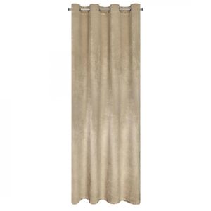 Eurofirany Samtvorhang Samanta Beige 140cm x 250cm