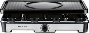 Silvercrest Raclette Grillplatte Raclettegrill Kleingrill Grill SRGF 1400 A2