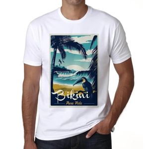 Herren Grafik T-Shirt Bikini pura vida Strand – Bikini Pura Vida Beach – Öko-Verantwortlich Vintage Jahrgang Kurzarm Lustige Druck Geburtstag Geschenk