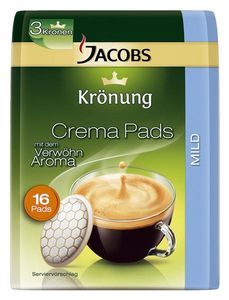 JACOBS  Krönung mild 105 g, Crema Pads 16er