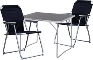 3er Campingmöbel Set Outdoor Camping Stuhl Aluminium Tisch klappbar
