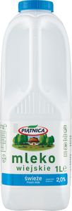 Piątnica Mleko Wiejskie Świeże 2,0% 1 L