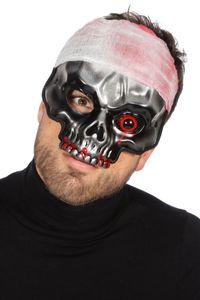 Kostüm Zubehör Maske Mumie Zombie Totenkopf Halloween