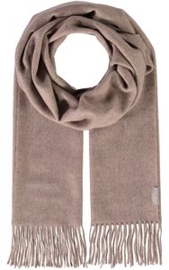 FRAAS Schal Pure Cashmere Scarf with Fringes Taupe beige