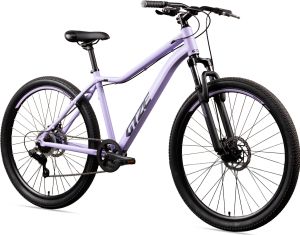Goetze Sigma MTB Hardtail Mountainbike 27,5 Zoll, 7-Gang Fahrrad mit Aluminiumrahmen, Federgabel, Scheibenbremsen – Rahmengröße 17 Zoll