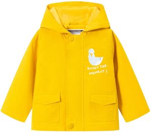 Windjacke – Gelb – Baby/Kleinkind/Vorschulkind – mit gefütterter Kapuze – Größe (80/86) 18 Monate