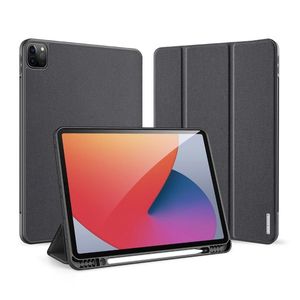 DUX DUCIS Domo skladací obal na tablet s funkciou inteligentného spánku iPad Pro 12,9'' 2021 stojan čierny