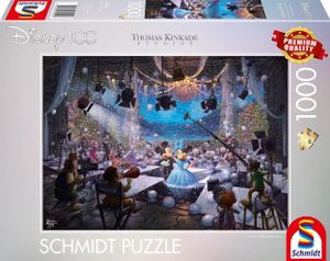Schmidt Spiele 57595 ERWACHSENENPUZZLE 1000 TEILE - Disney, 100 Jahre Sonderedition 1, Limited Editi