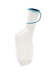 Urinflasche PVC mit Deckel, für Männer, 1 Liter Fassungsvermögen, autoklavierbar