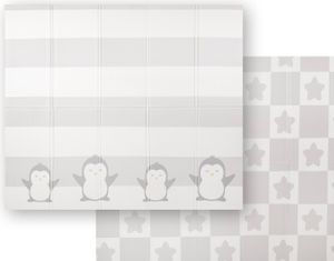KiddyMoon Play Mat Detská podložka Obojstranná plaziaca sa podložka Mat Foam Mat Pre deti Detská podložka Detský priateľský vzor Vývoj ihriska Pohodlný Ideálny pre vnútorné a vonkajšie priestory 180X2
