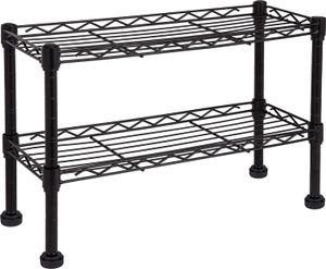 ONVAYA® Küchenregal stehend aus Metall | Schwarz | Küchen-Organizer Regal | Küchenregal für Arbeitsplatte
