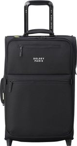DELSEY PARIS Maubert 2.0 2 Rolls Expandable Cabin Trolley 55 Black schwarz 56cm