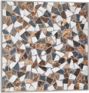 Mosaik Mit Verschiedenen Formen – Selbstklebend – Wandverkleidung – Wandpaneel – Wanddeko – Dekorative Wandpaneele – 3D Wandpaneele – Wandgestaltung selbstklebend – 4 Stück 50 x 50 cm