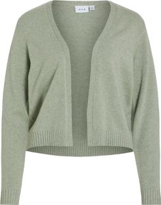 VILA Kurze Feinstrick Cardigan Stretch Basic Jacke ohne Verschluss VIRIL Größe: S VILA Kurze Feinstrick Cardigan Stretch Basic Jacke ohne Verschluss VIRIL Größe: S