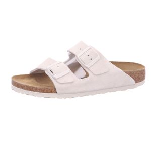 Birkenstock Arizona Damen Pantolette in Weiß, Größe 37