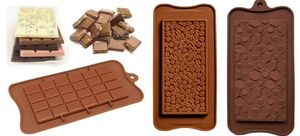 GKA 3-teilig Schokoladentafel Form aus Silikon Schokoladenform verschiedene Formen Kaffeebohnen Schokoladenriegel Waben