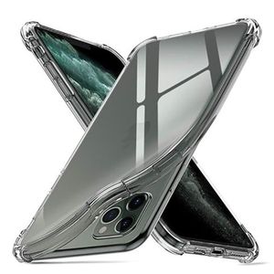 Anti-Schock Hülle für Iphone 11 Pro Max (6,5 Zoll), Schutzhülle, Handyhülle, Dünn und mit voller Schutzkraft - Silikon Case - Transparent