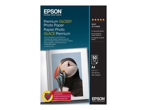 EPSON Fotopapier glossy premium A4