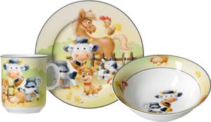 RITZENHOFF & BREKER Kindergeschirr Hoftiere 3teilig