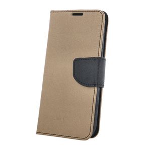 Etui Smart Fancy Do Xiaomi Redmi 12C Złoto-Czarne